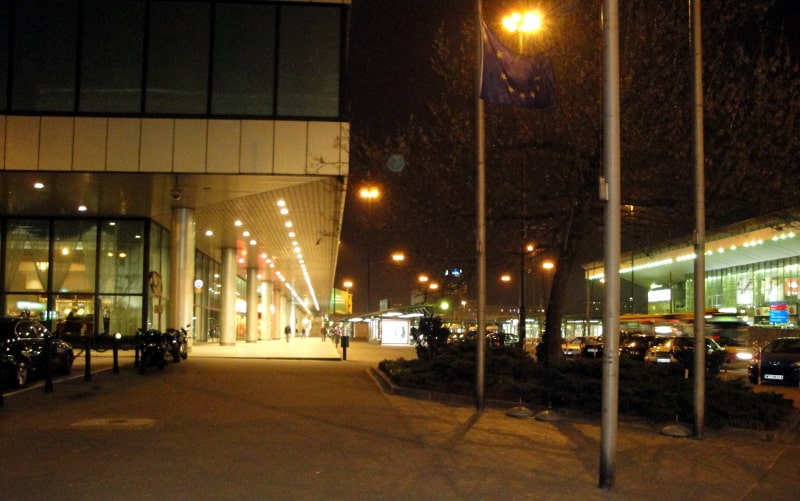 Warszawa nocą